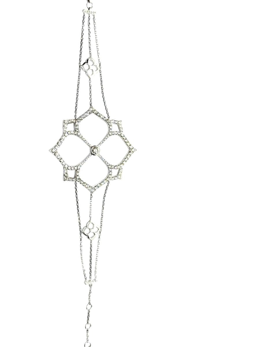 Messika, bracelet "Eden" en or blanc et diamants - Maison Eloe