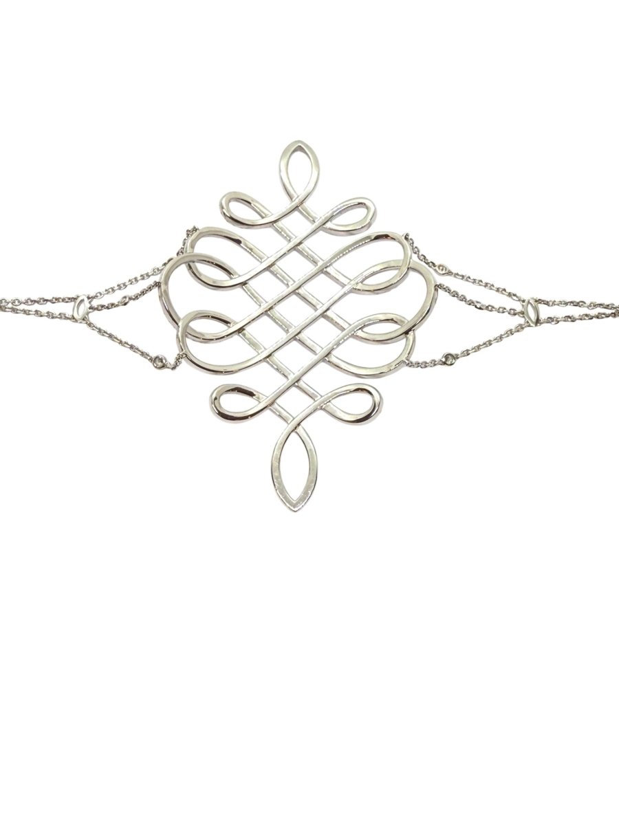 Messika bracelet "Eden" en or blanc et diamants - Maison Eloe
