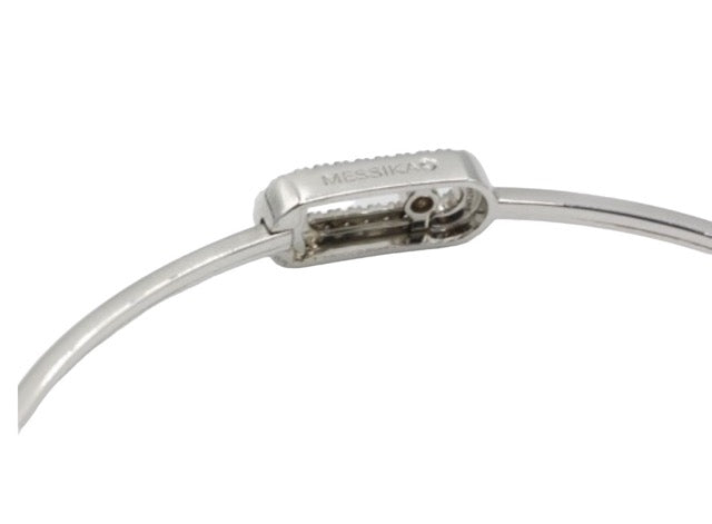 Messika, bracelet "Move Uno" petit modèle or blanc et diamants