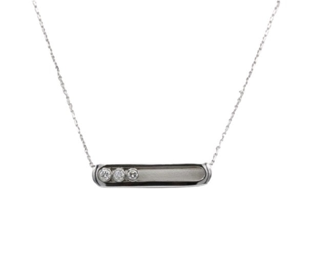 Messika collier "Move" en or blanc et diamants