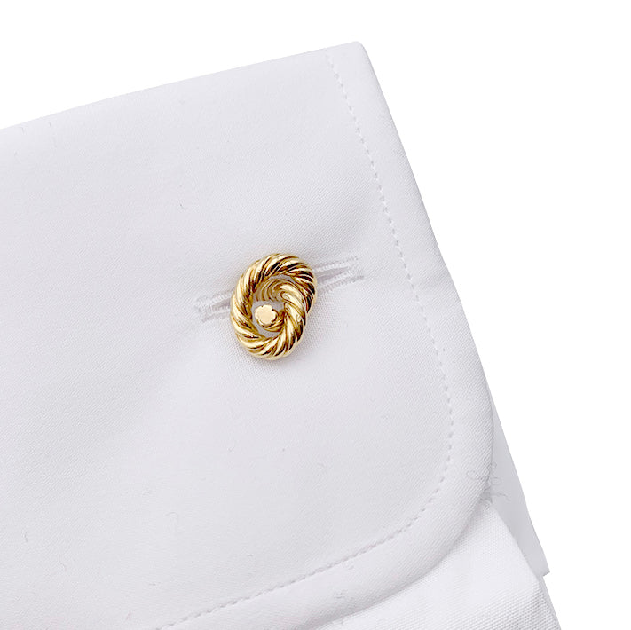 Boutons de manchette Hermès "Noeuds".