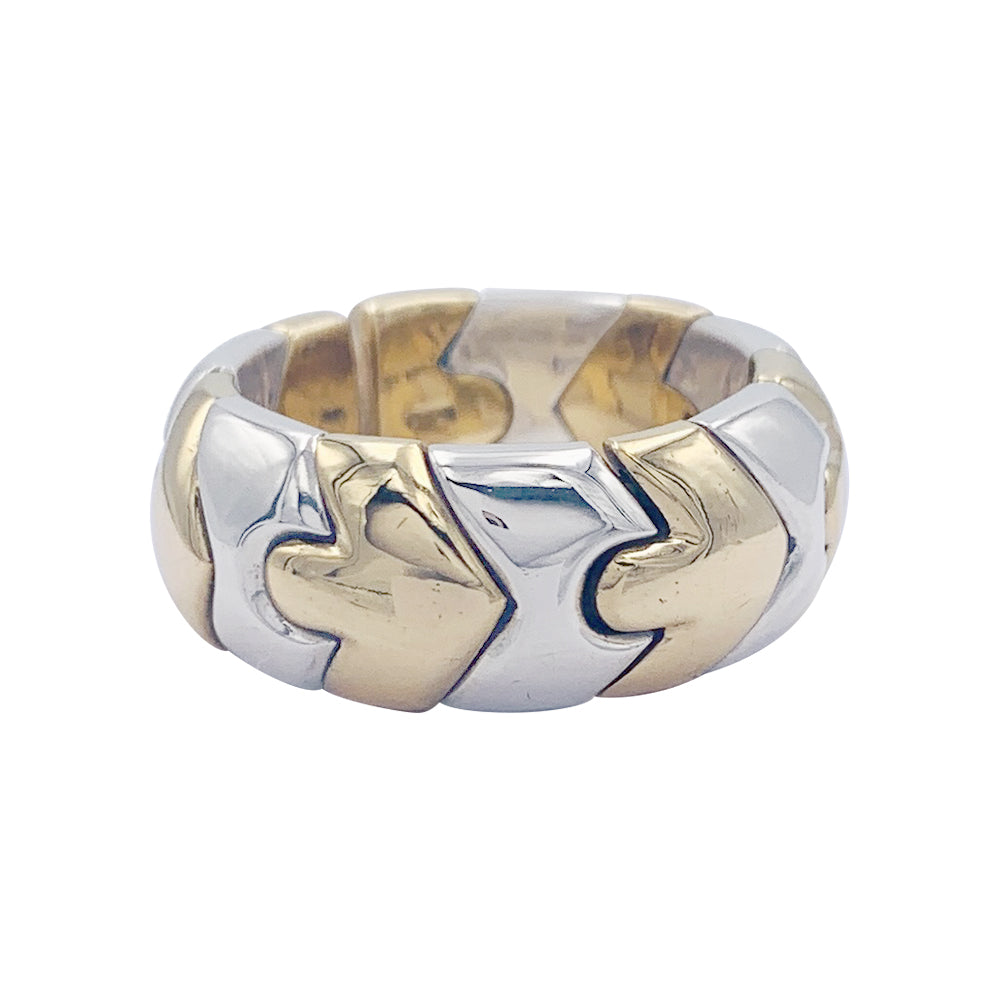 Bague Bulgari, "Alveare", deux ors.