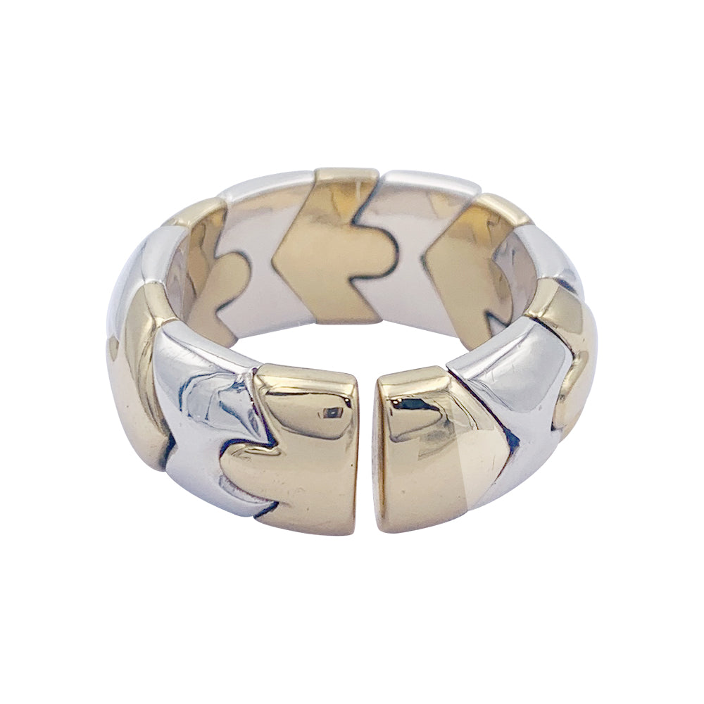 Bague Bulgari, "Alveare", deux ors.