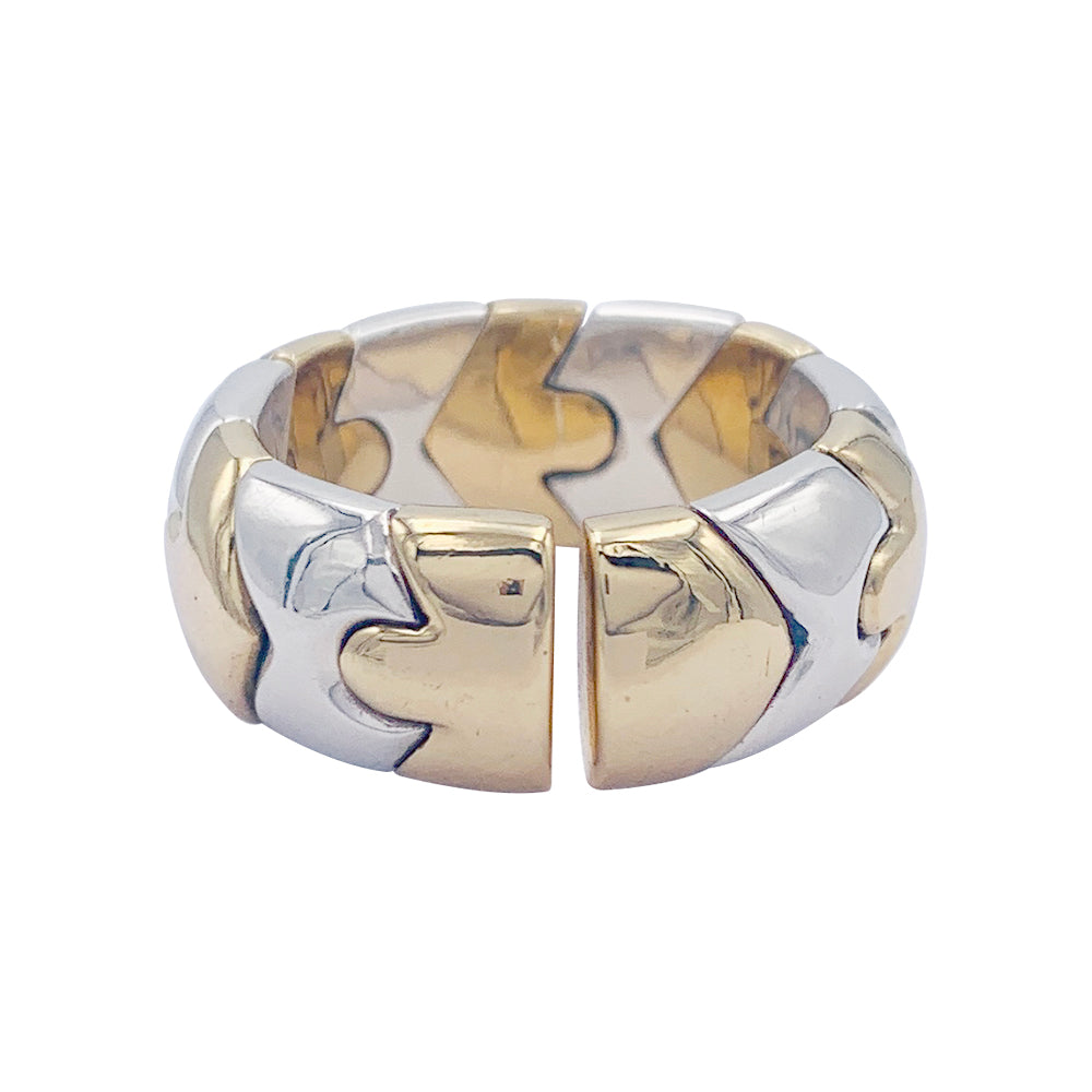 Bague Bulgari, "Alveare", deux ors.