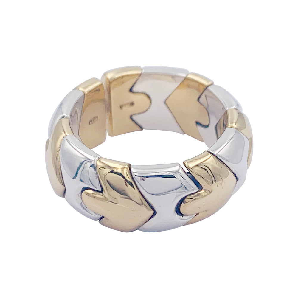 Bague Bulgari, "Alveare", deux ors.