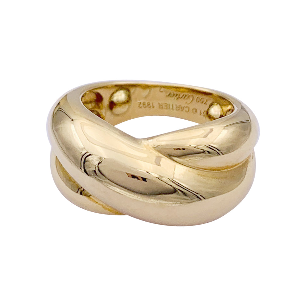 Vintage Cartier ring, "Coliseum", yellow gold.
