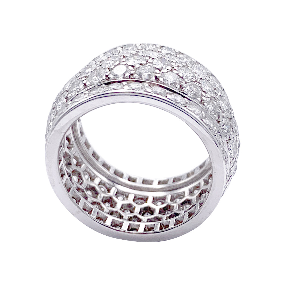 Bague Cartier,"Nigeria", pavage diamants.