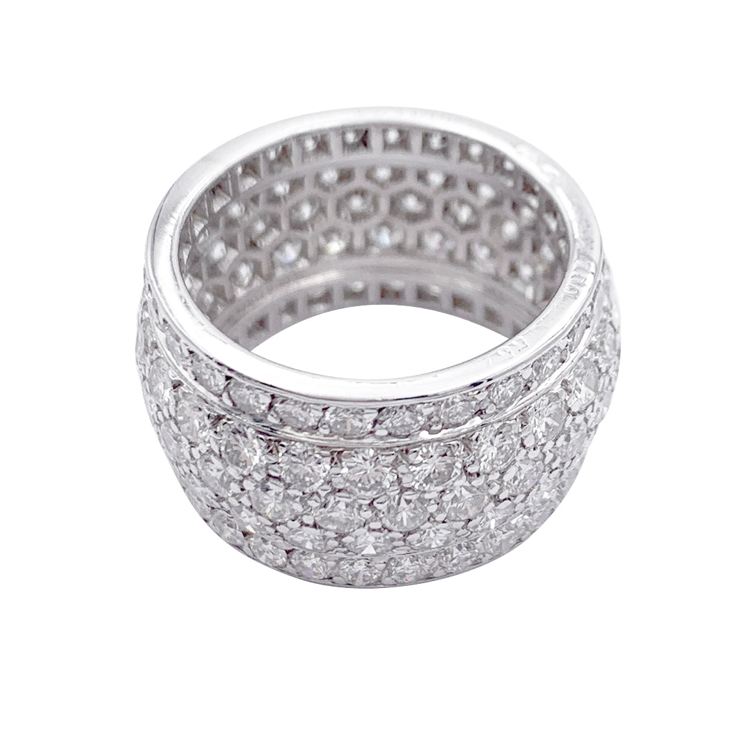 Cartier ring, "Nigeria", diamond paving.