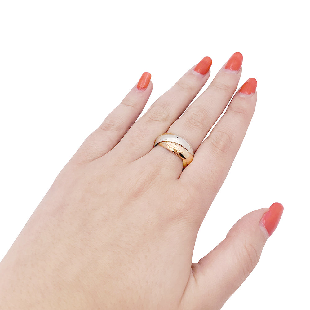 Bague Cartier "Trinity Classique" trois ors.