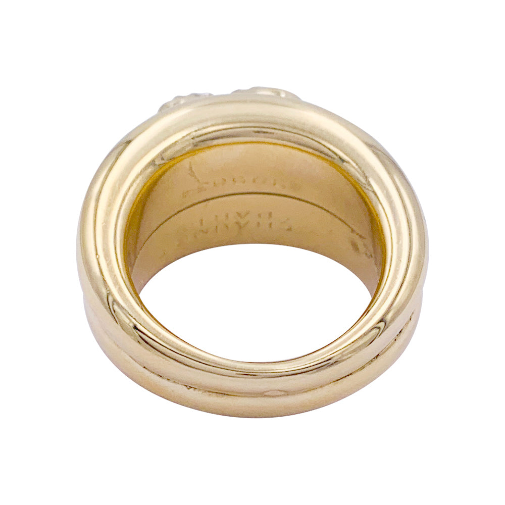Chaumet ring, "Liens", yellow gold and diamonds.