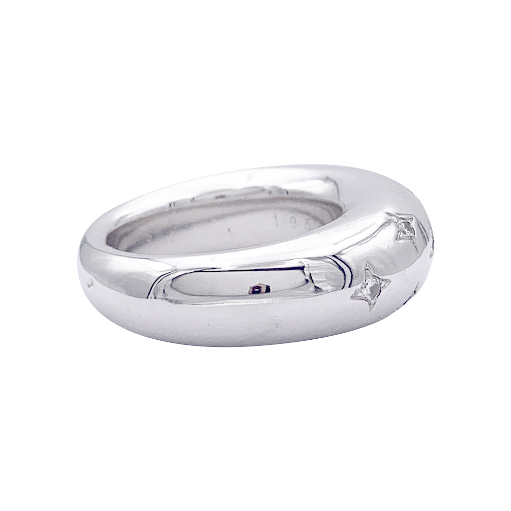 Chaumet ring, "Anneau", in white gold, diamonds.
