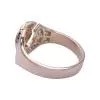 Dinh Van ring, "Menottes R12", pink gold, diamonds.