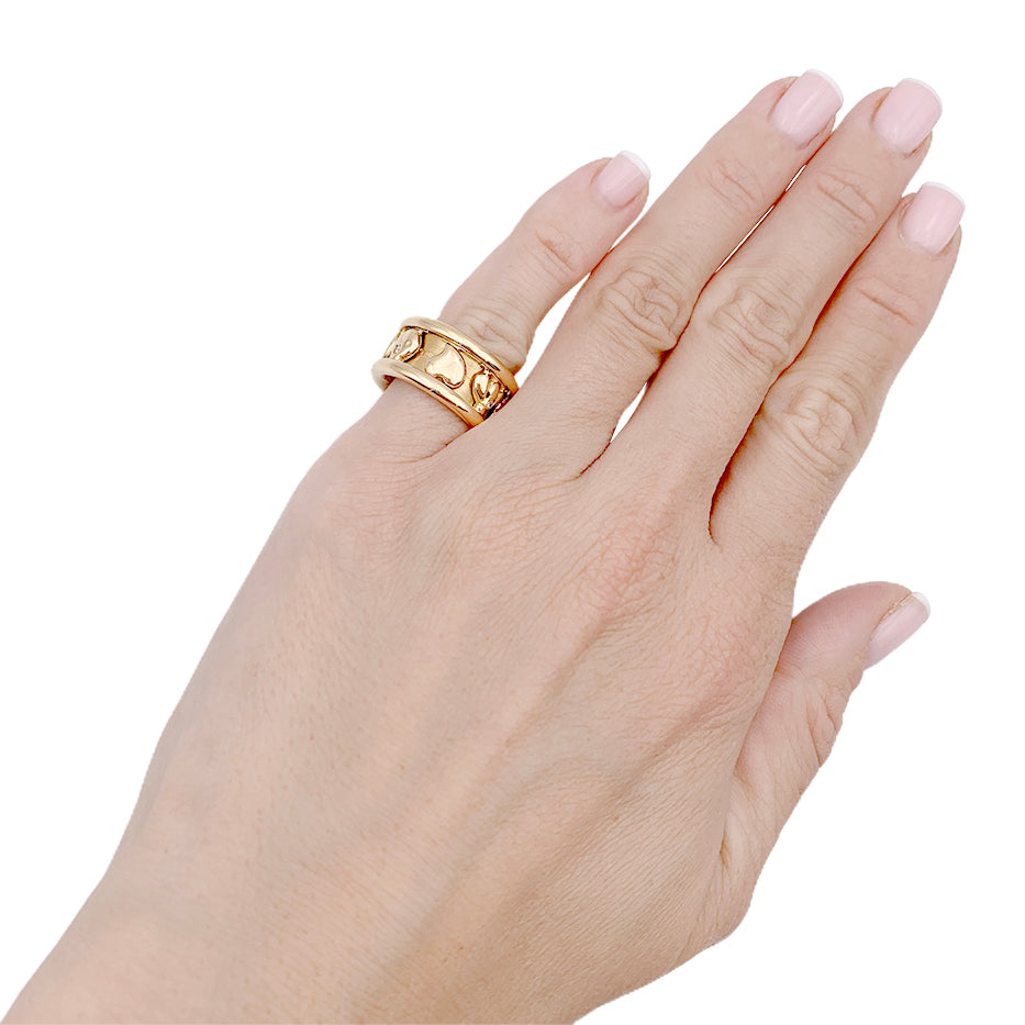 Dior ring, "Gri-Gri", yellow gold, diamonds.