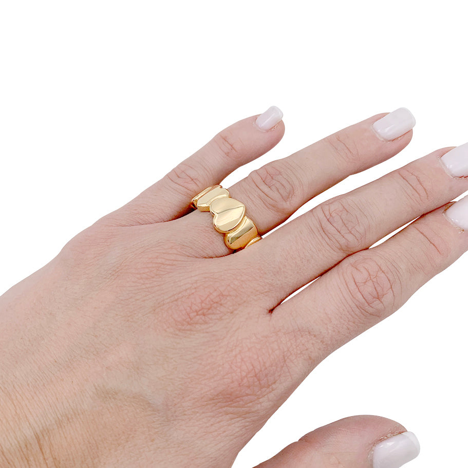 Fred ring, "Ace of Hearts", yellow gold.
