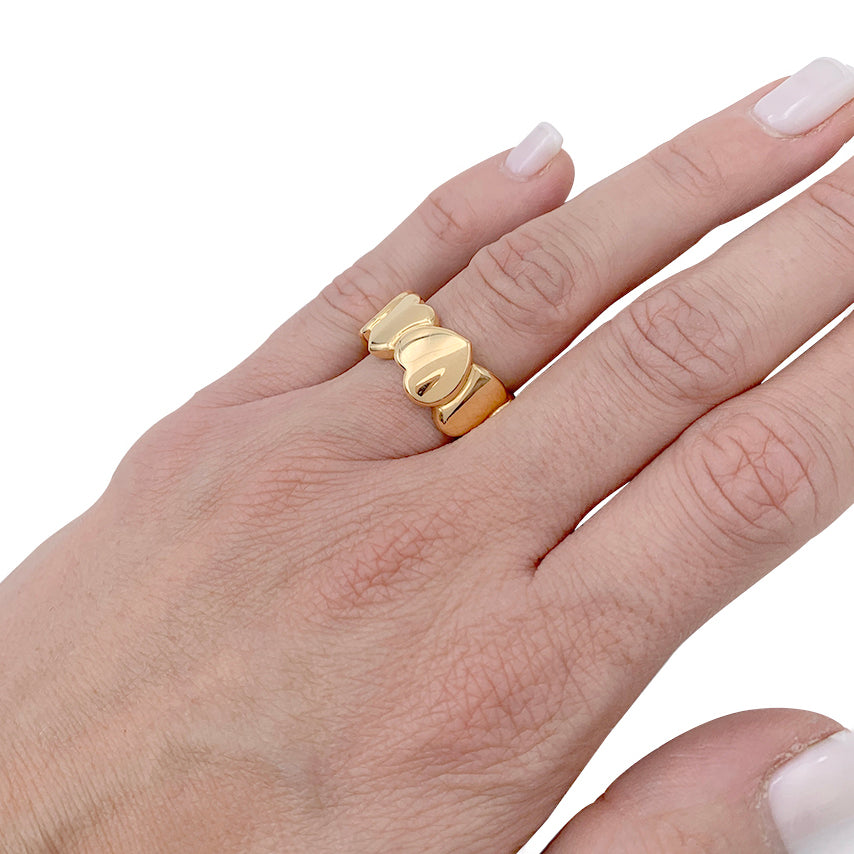 Fred ring, "Ace of Hearts", yellow gold.
