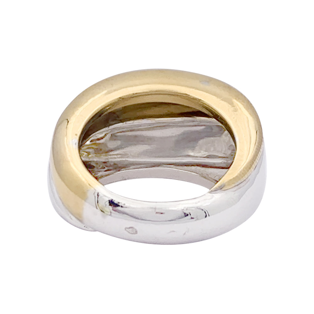 Fred "Success" ring, large model, in two tones of gold.