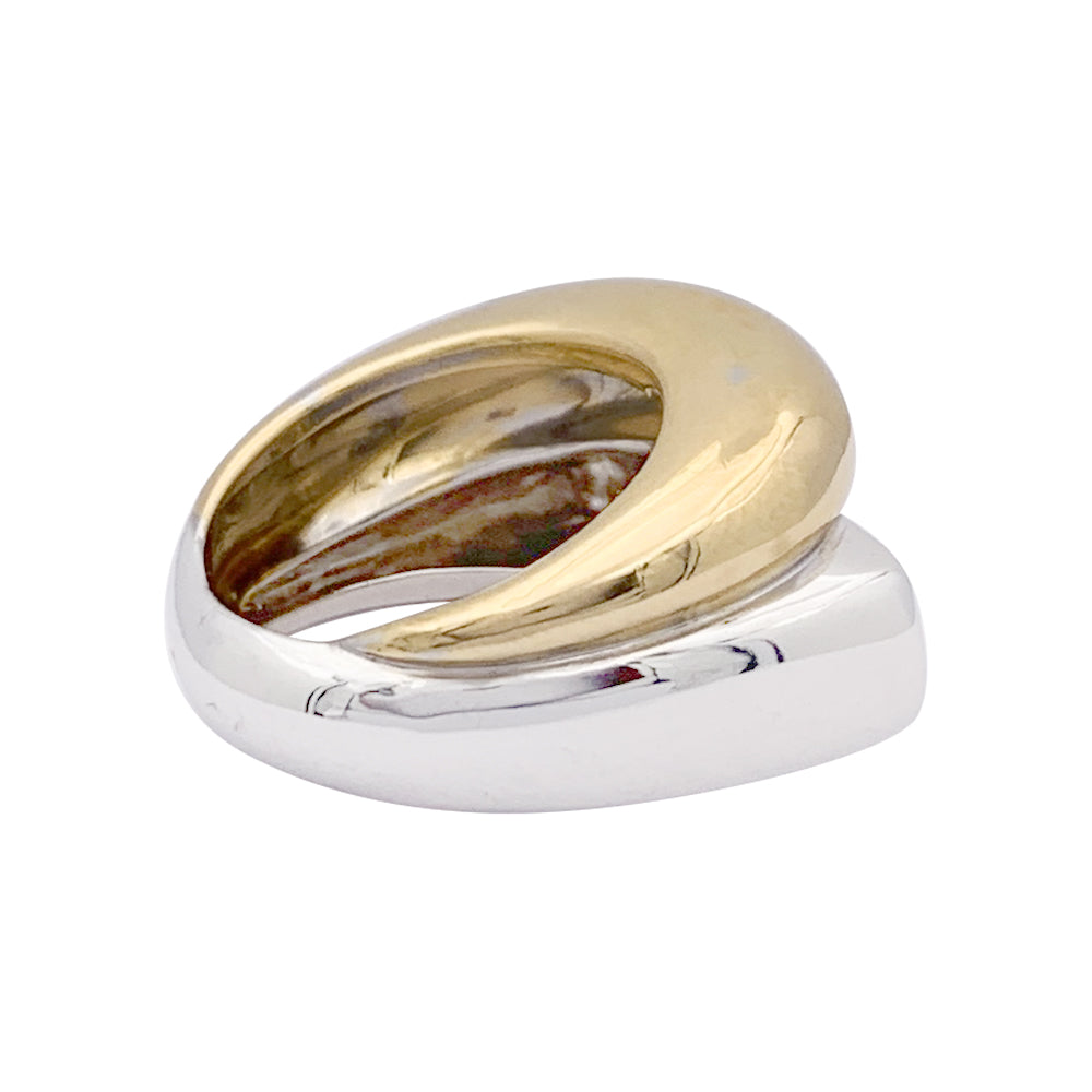 Fred "Success" ring, large model, in two tones of gold.