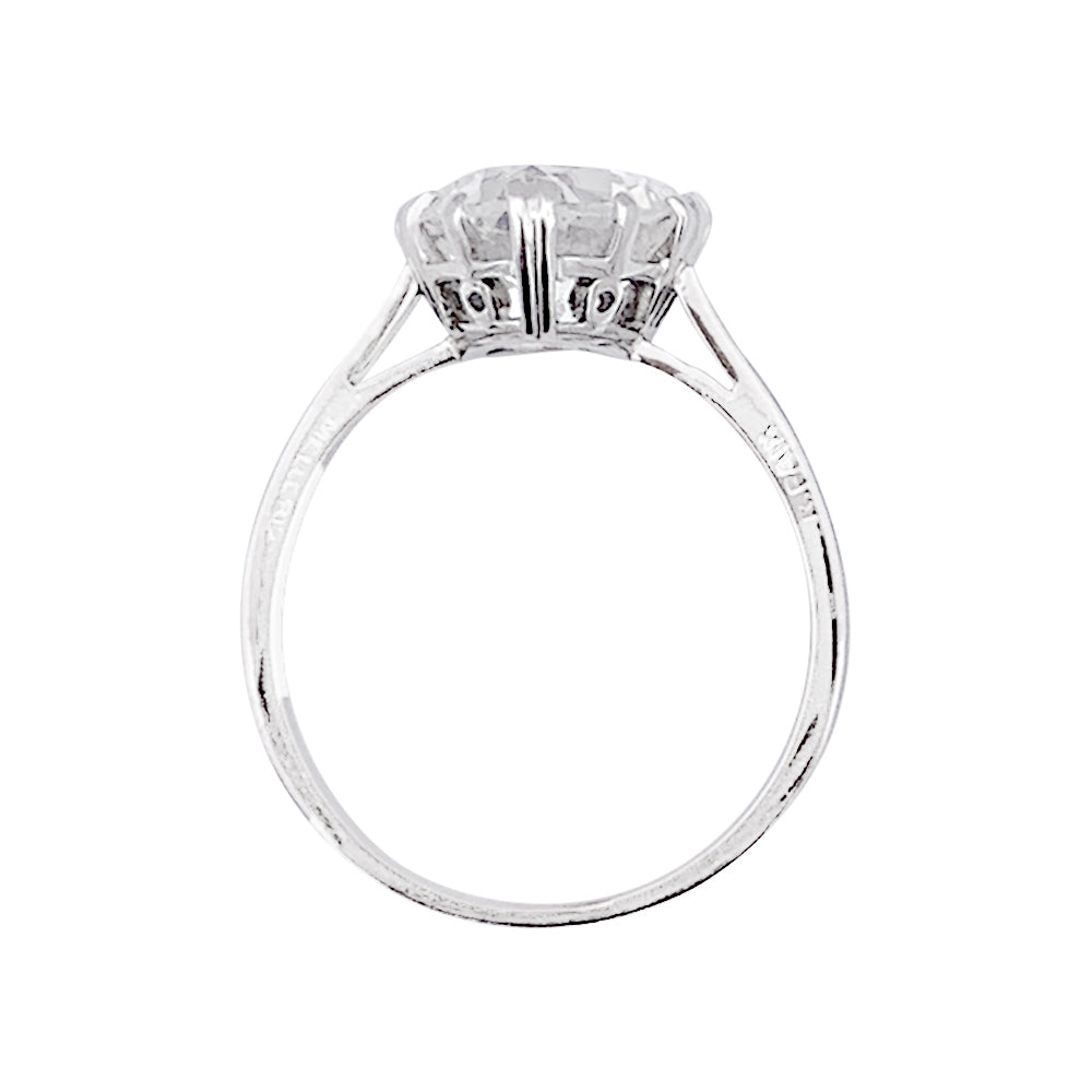 Mellerio ring, platinum and diamond.