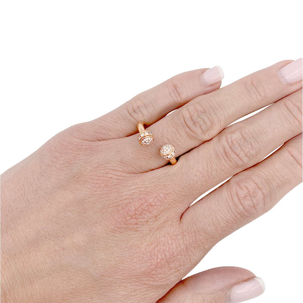 Piaget "Possession" ring, pink gold, diamonds.