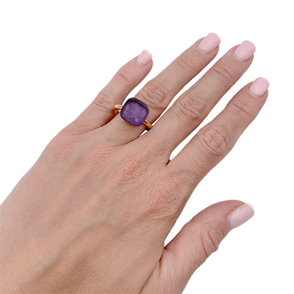 Pomellato ring, "Nudo Maxi", amethyst.