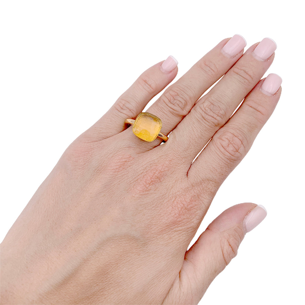 Pomellato ring, "Nudo Maxi", citrine.