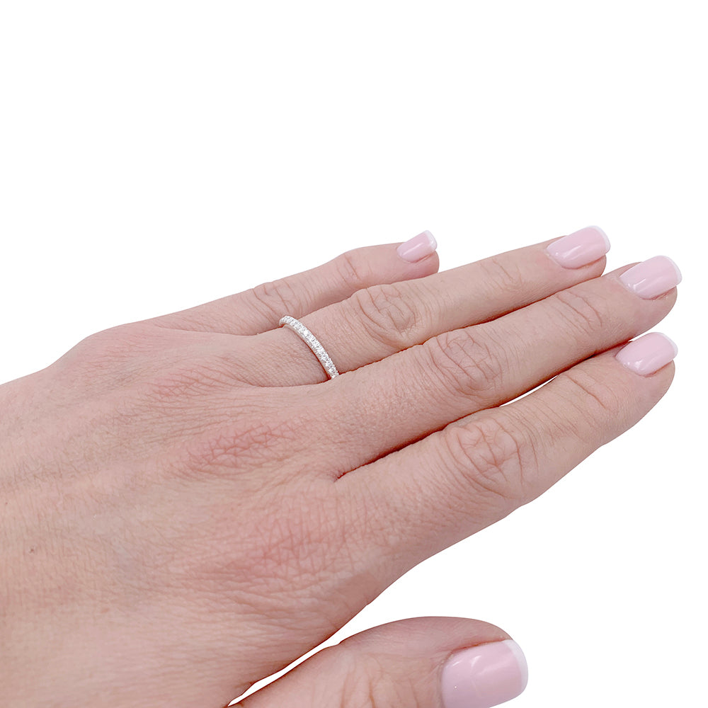 Alliance Tiffany&Co., "Eternité", platine et diamant.