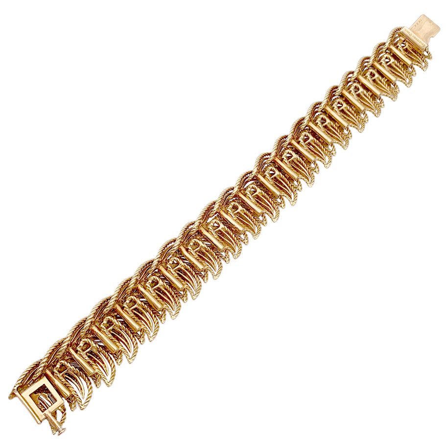 Boucheron Vintage yellow gold bracelet.