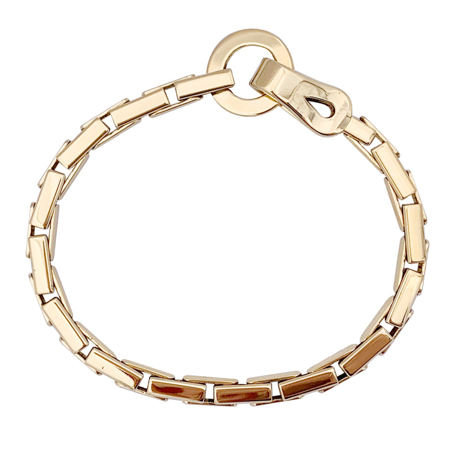 Bracelet Cartier "Agrafe" en or jaune.