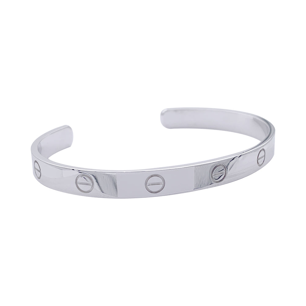 Bracelet Cartier, "Love", or blanc.