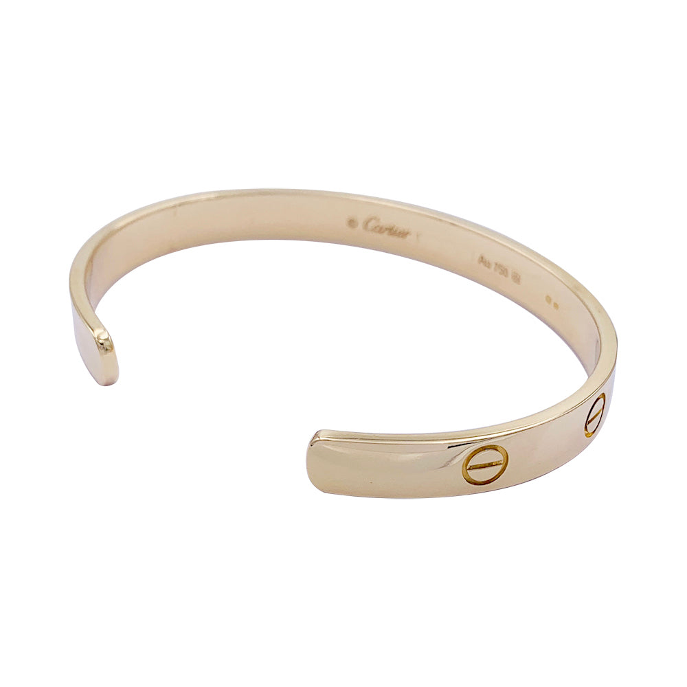 Bracelet Cartier, "Love", or jaune.