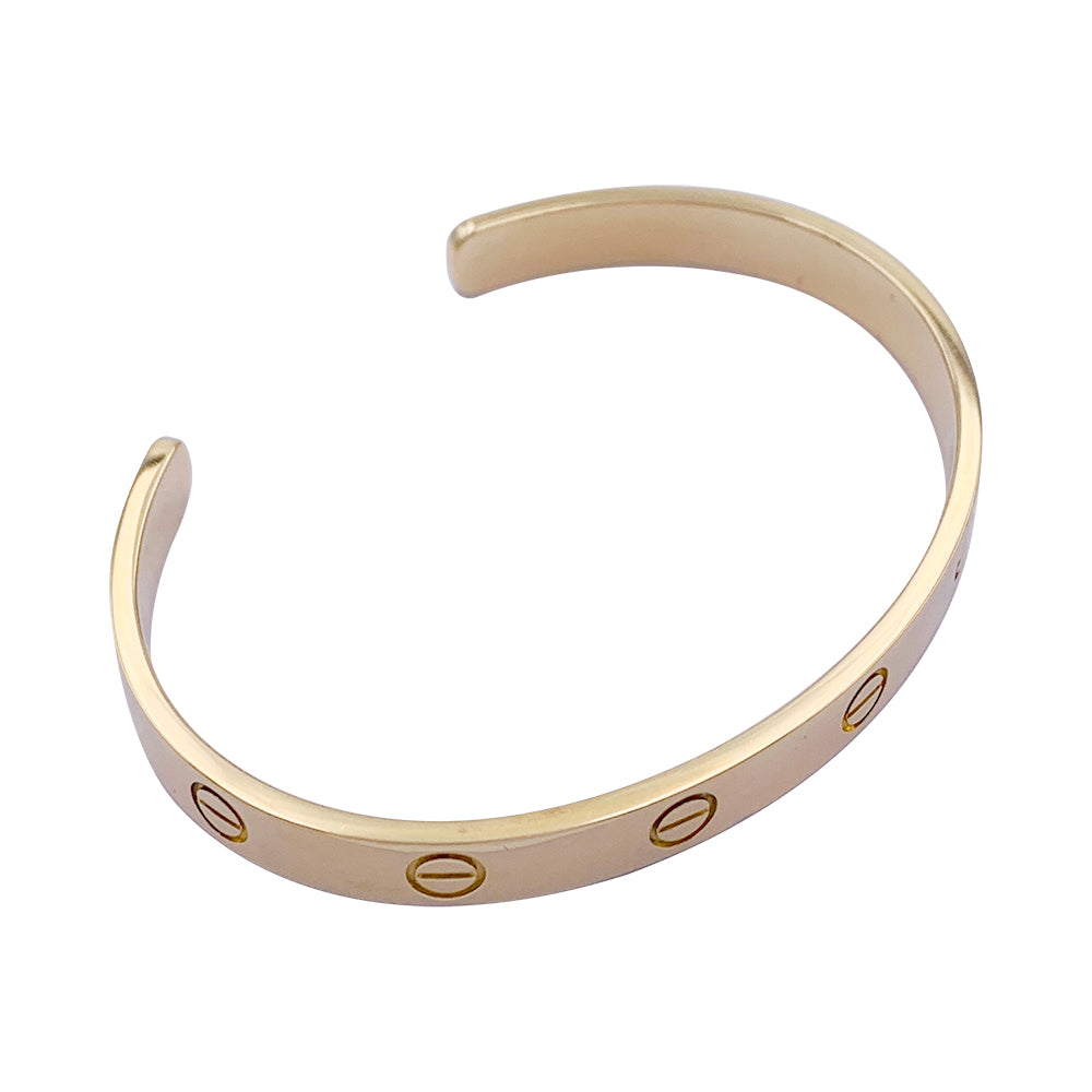 Cartier bracelet, “Love”, yellow gold.