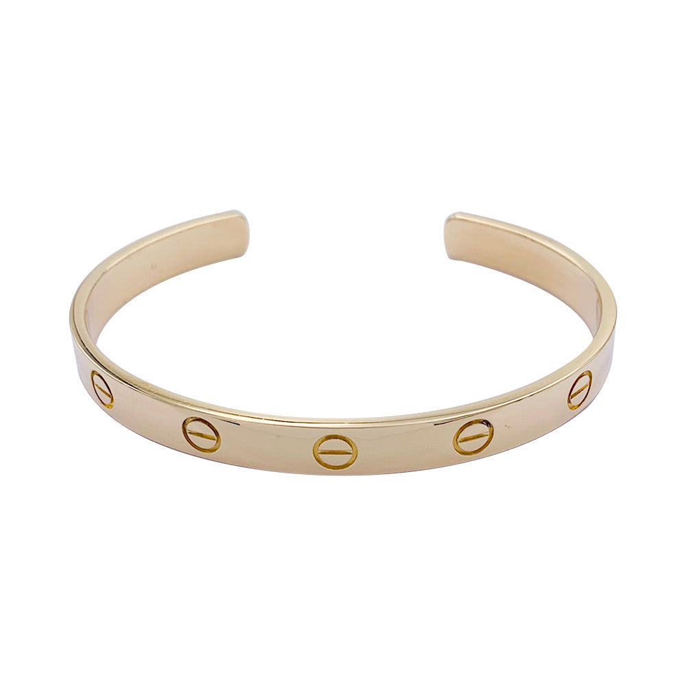 Cartier bracelet, “Love”, yellow gold.