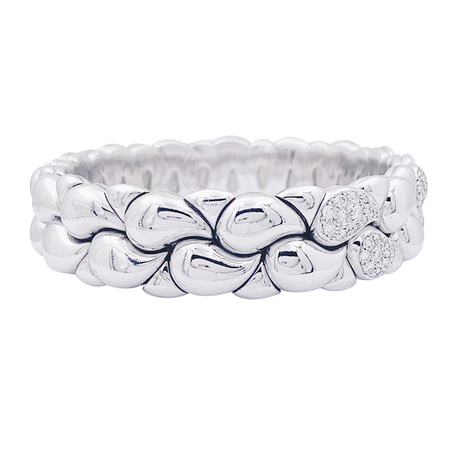 Chopard "Casmir" bracelet in white gold and diamonds.