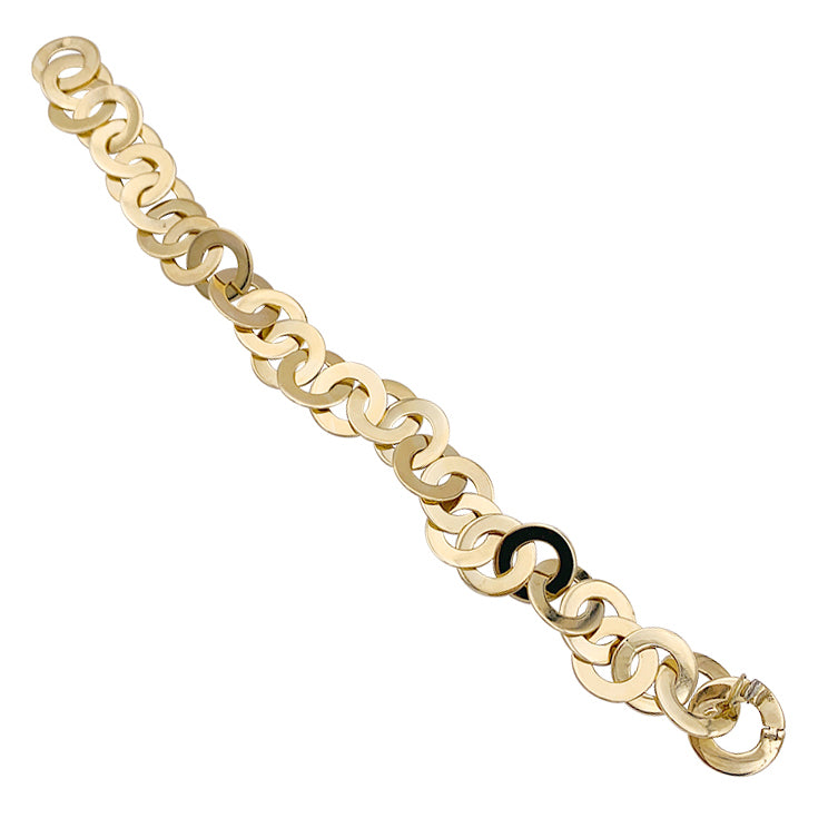 Fred bracelet, “Circles”, yellow gold.