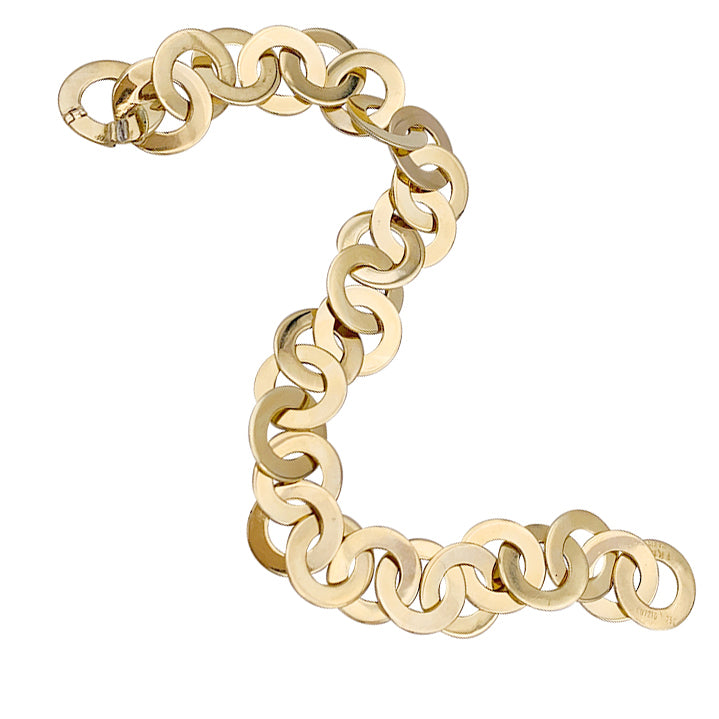 Fred bracelet, “Circles”, yellow gold.