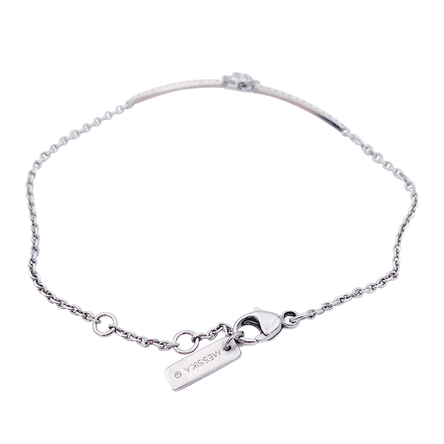 Messika bracelet, "Glam'Azone" model, white gold and diamonds.