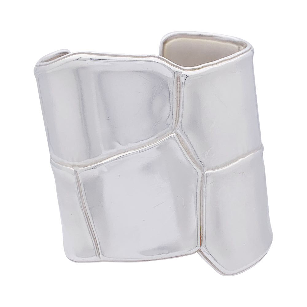 Manchette Hermès, "Niloticus Eclat", argent.