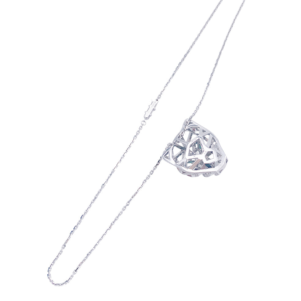 Cartier necklace, "Panthère de Cartier", white gold, diamonds.