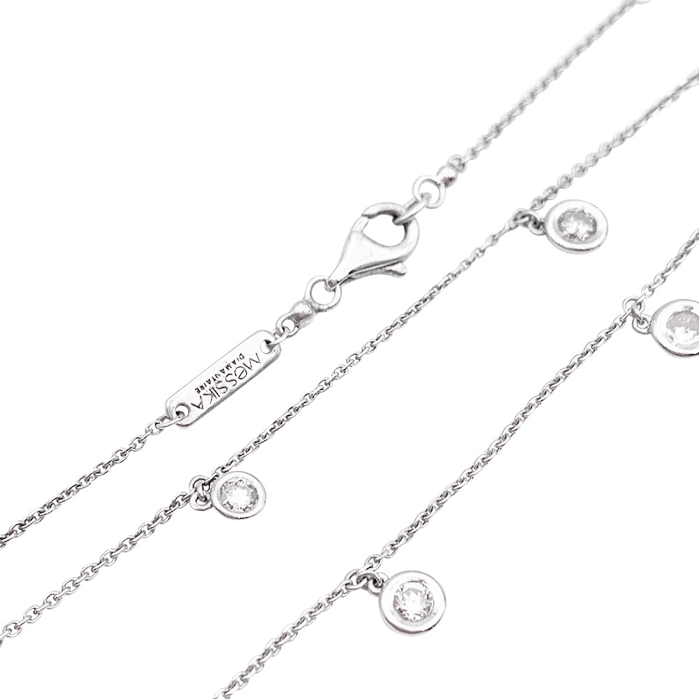 Messika necklace in white gold and diamonds.