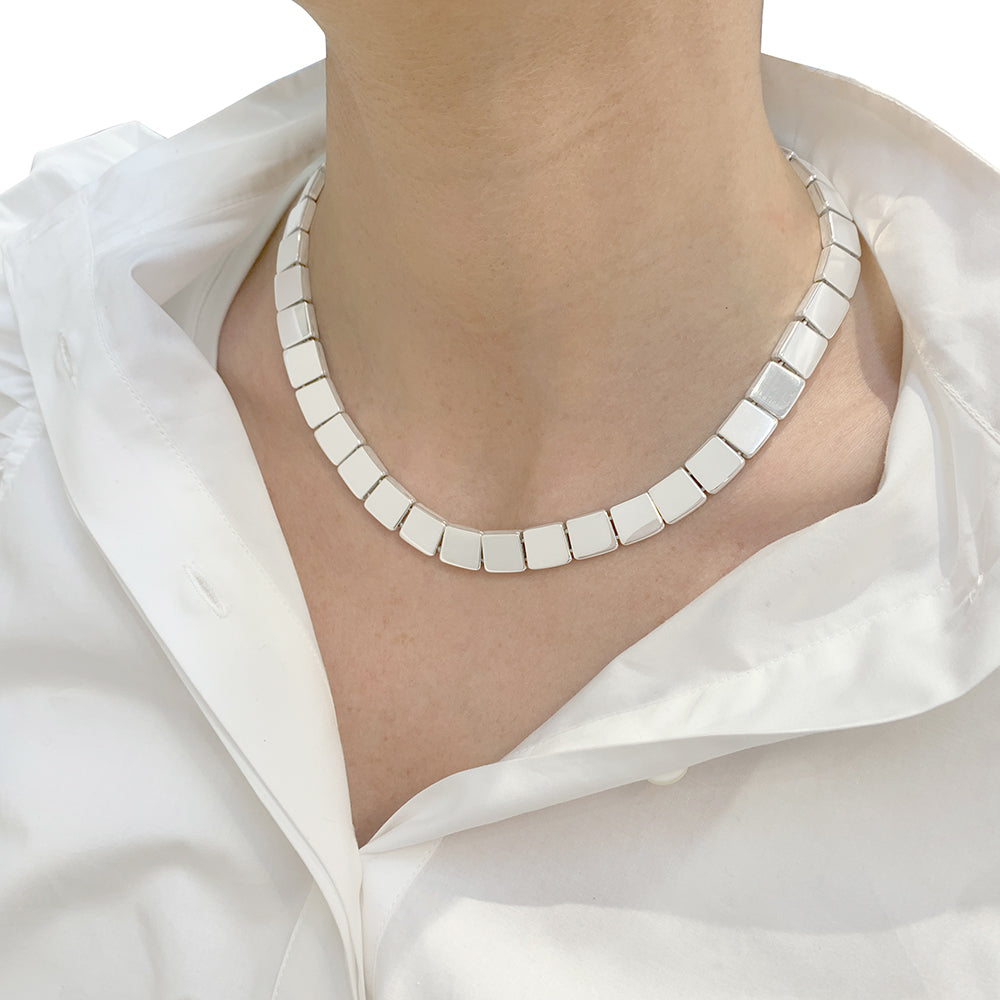 Tiffany & Co. silver necklace.