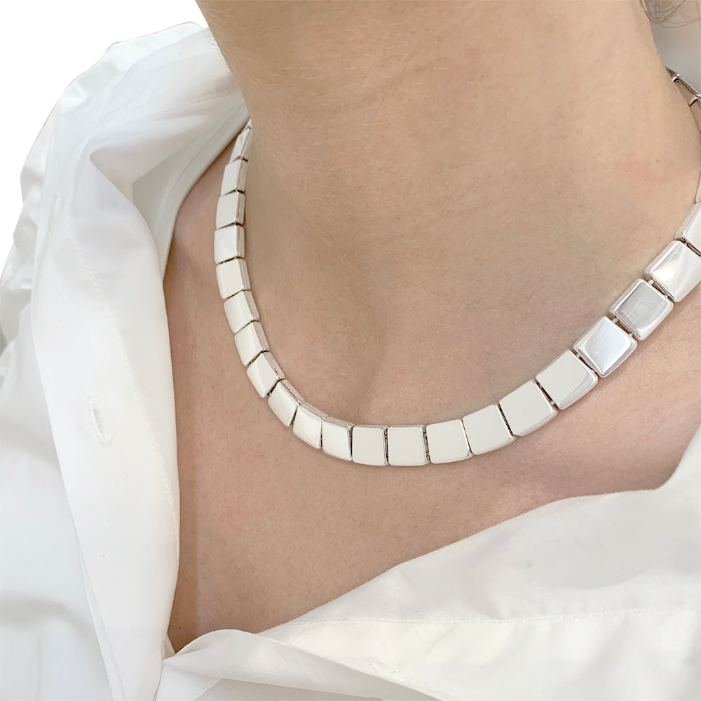 Tiffany & Co. silver necklace.