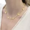 Van Cleef & Arpels necklace, “Vintage Alhambra”, yellow gold.
