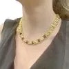 Wempé necklace in yellow gold set with rubies and diamonds.