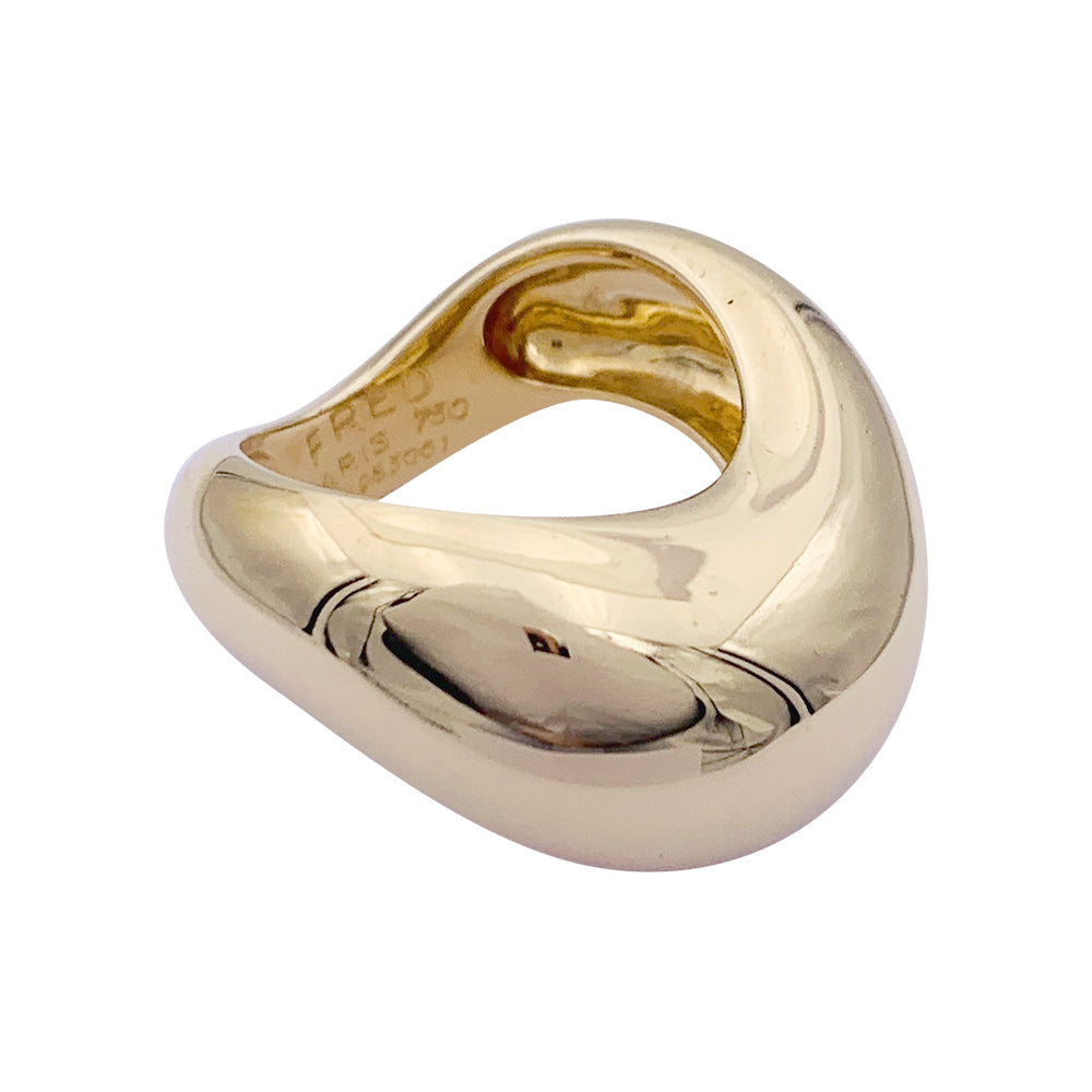 Fred ring, "Movementée", yellow gold.