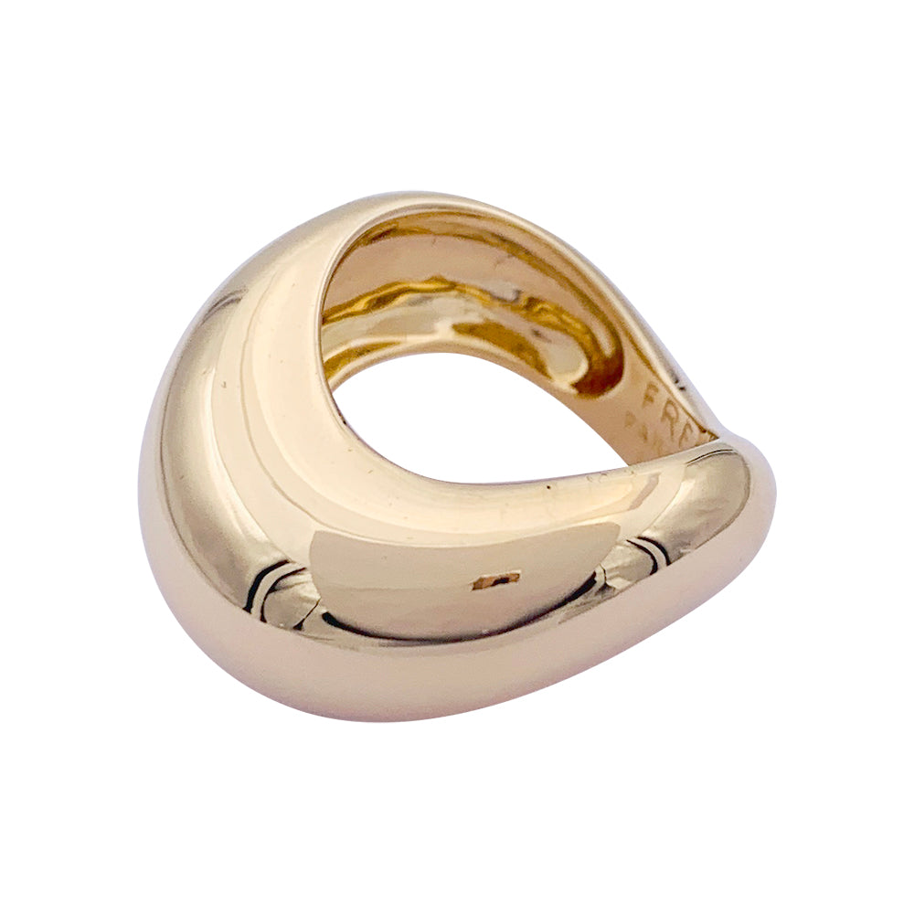 Fred ring, "Movementée", yellow gold.