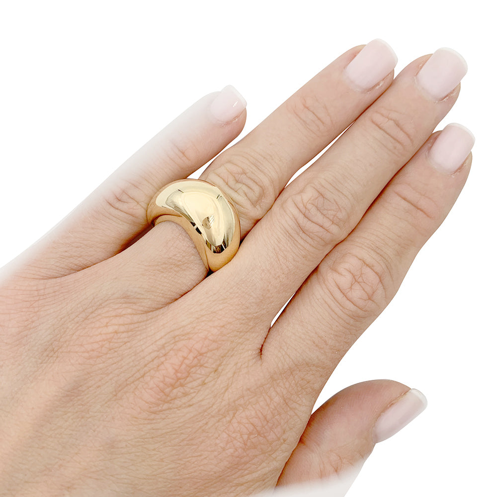 Fred ring, "Movementée", yellow gold.
