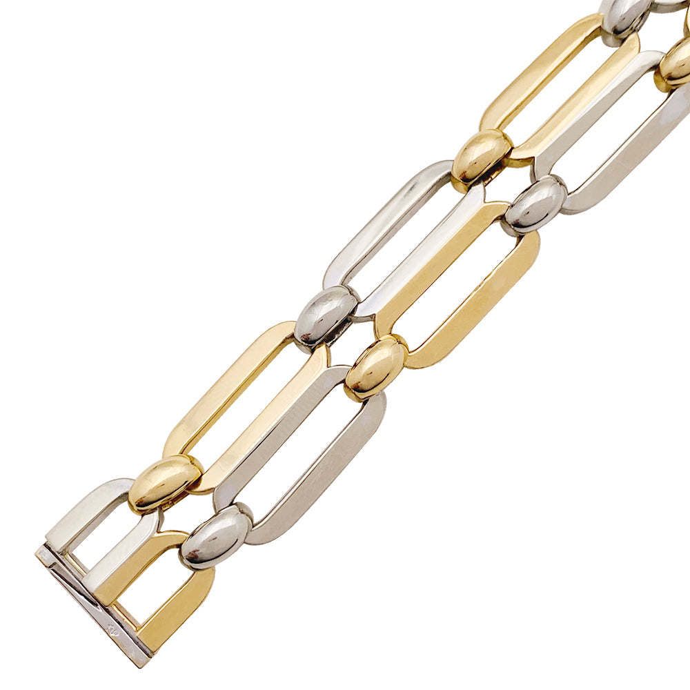 Vintage Boucheron watch, two golds.