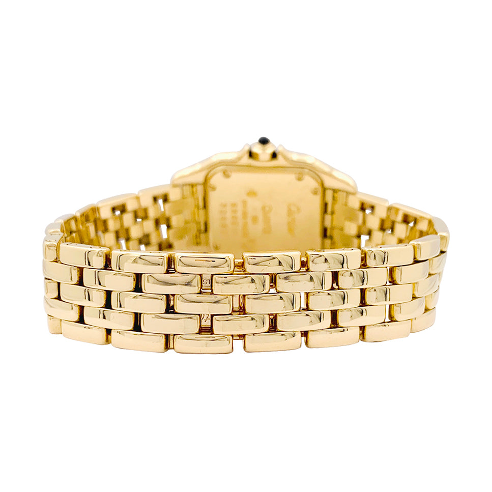 Cartier watch, "Panther", yellow gold.