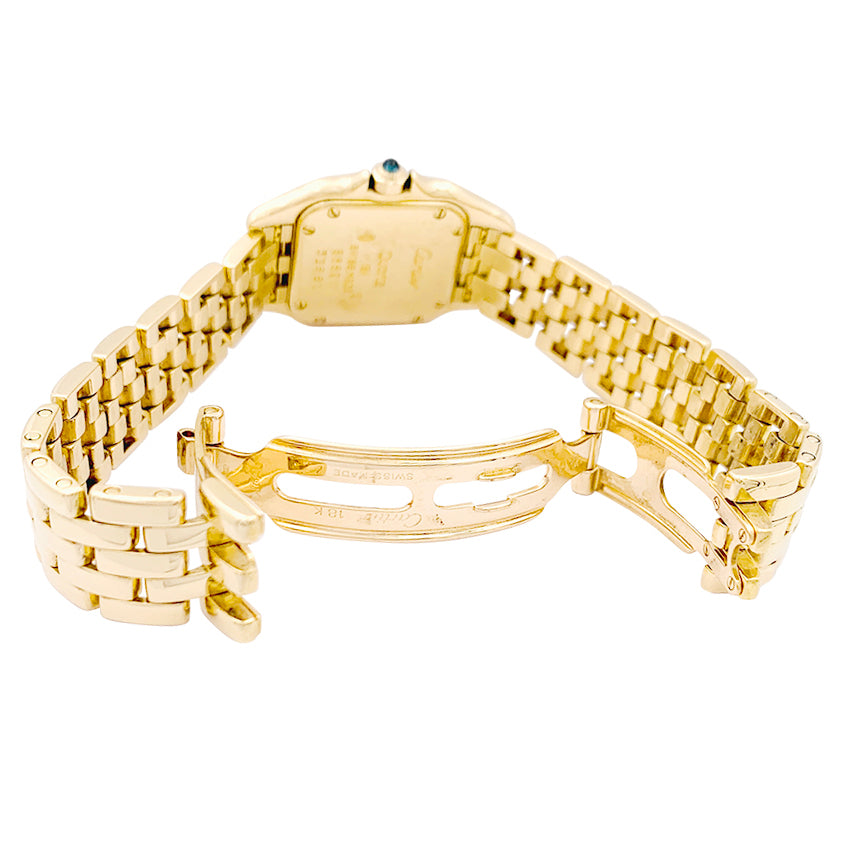 Cartier watch, "Panther", yellow gold.