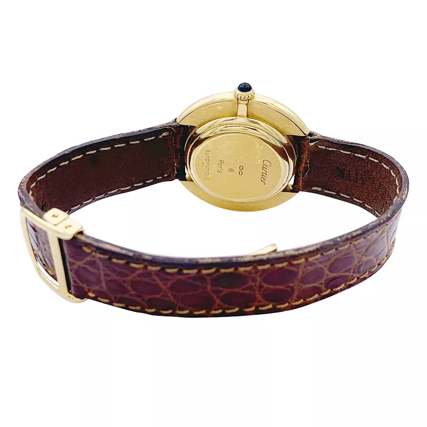 Cartier watch, "Vendôme", yellow gold.